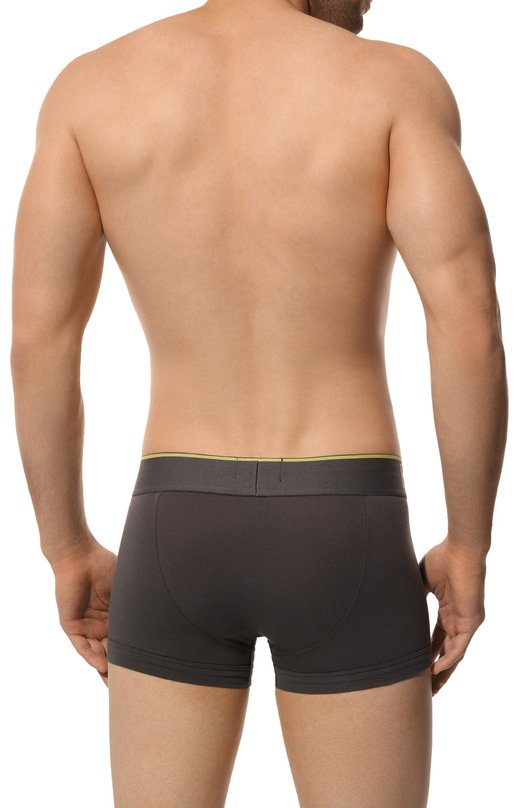 Хлопковые боксеры Emporio Armani 111389/4F516 Серый  111389/4F516 Фото 3