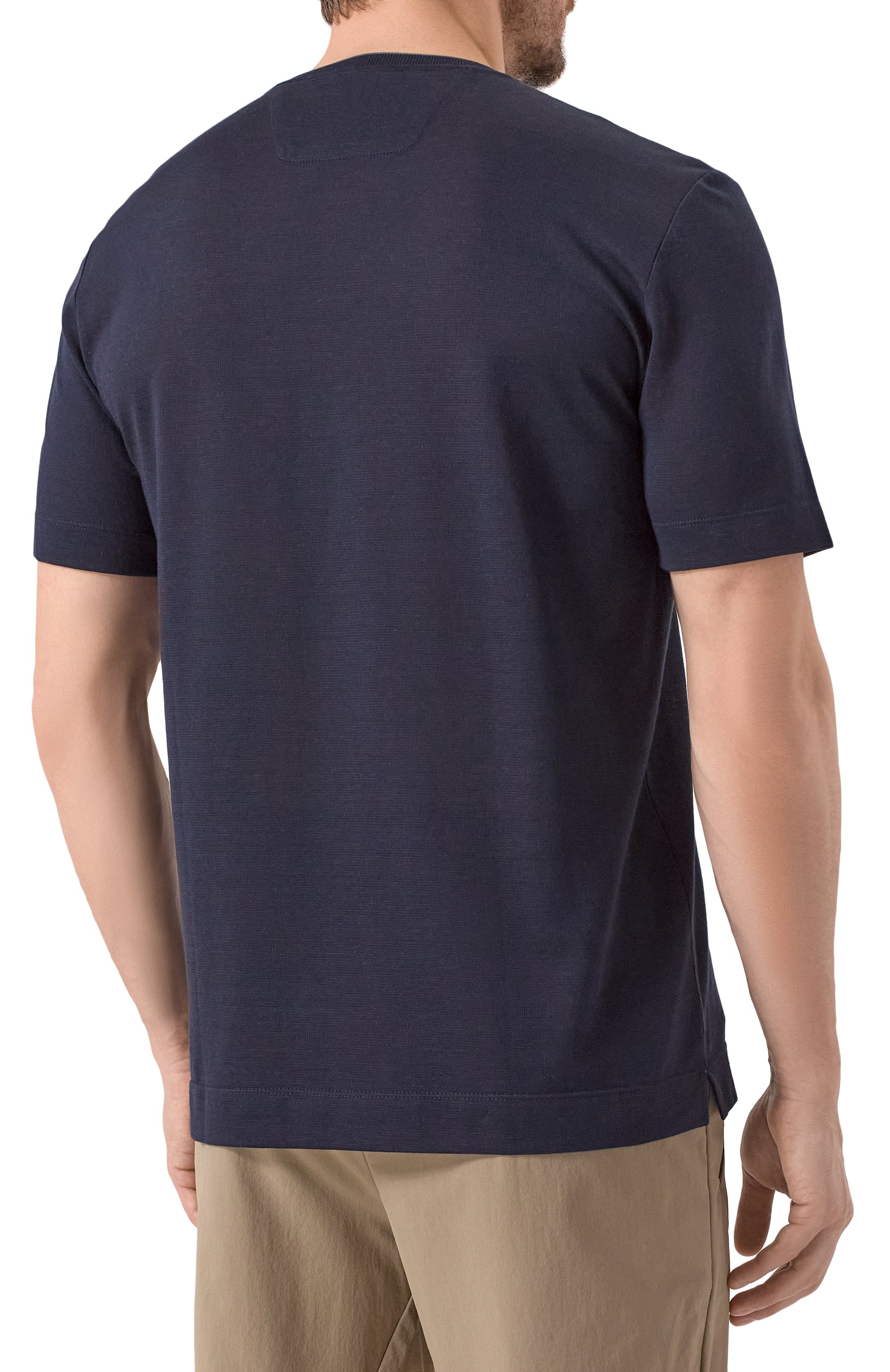 Футболка из хлопка и шелка boss x aston martin BOSS CAMEL, арт. 50537874, фото 4