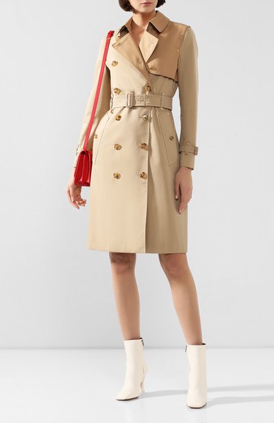 Хлопковый тренч herne BURBERRY бежевого цвета по цене 284000 руб., арт. 8018680, фото 2 Хлопковый тренч herne BURBERRY, арт. 8018680, фото 2