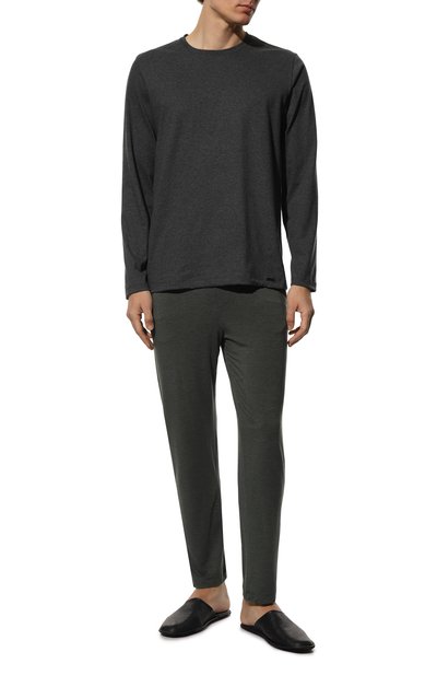 Хлопковый лонгслив HANRO, арт. 075431., фото 2