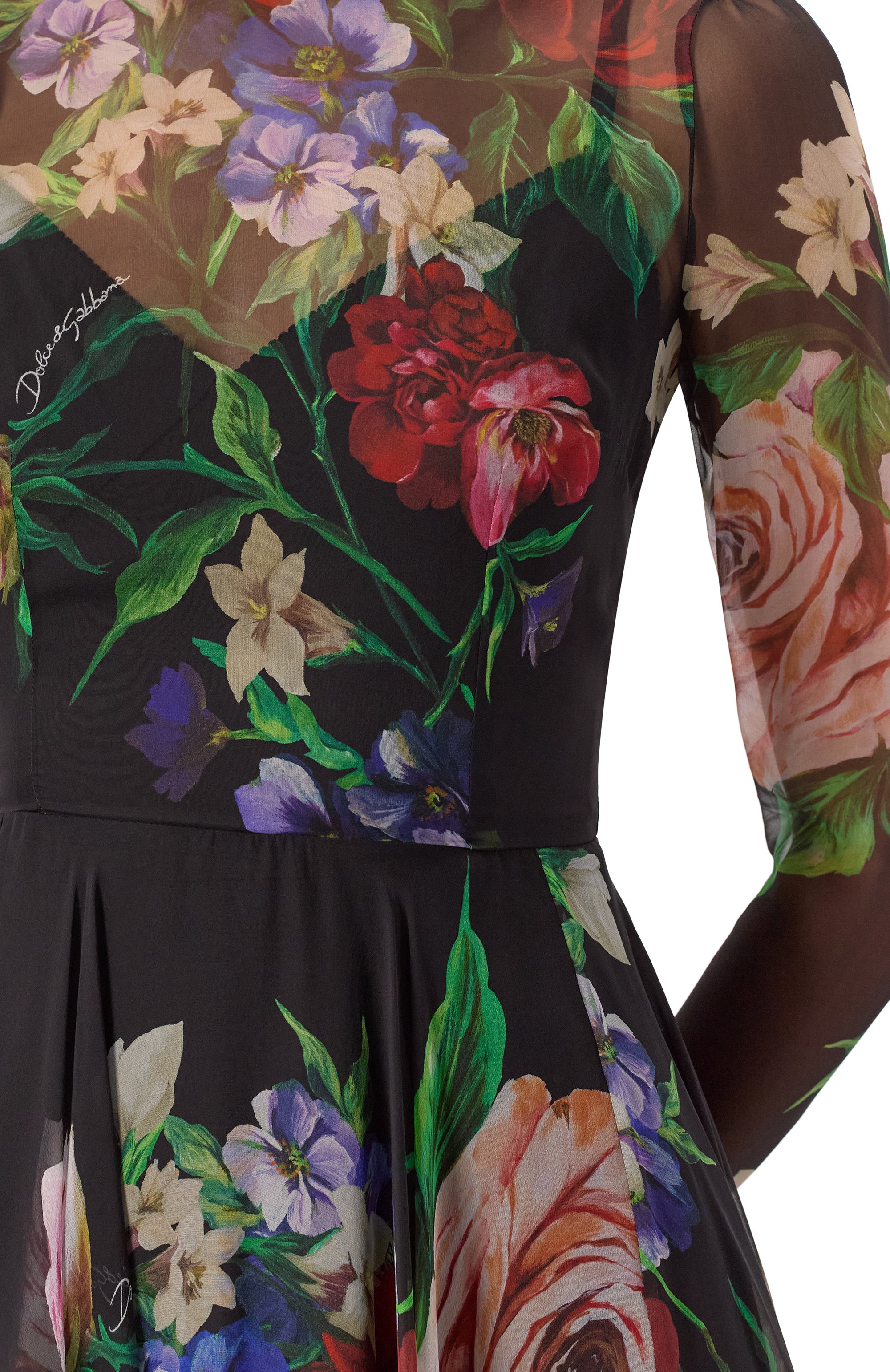 Шелковое платье DOLCE & GABBANA, арт. F6TUHT/IS1Y7, фото 5