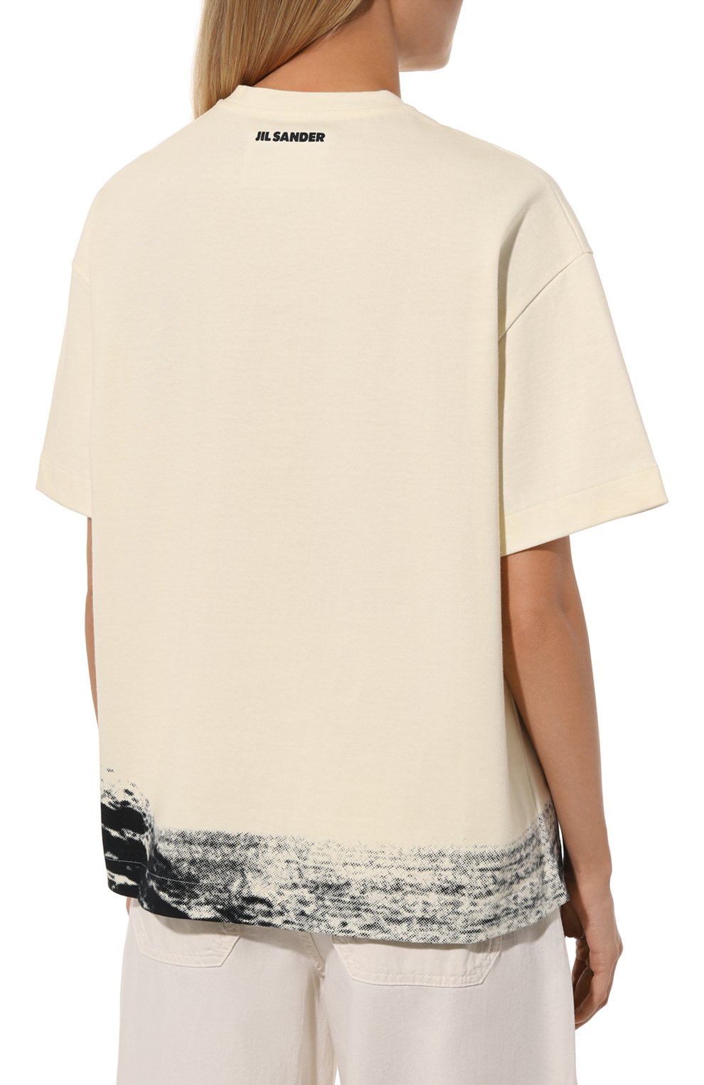 Хлопковая футболка JIL SANDER, арт. J03GC0119/J20220, фото 4