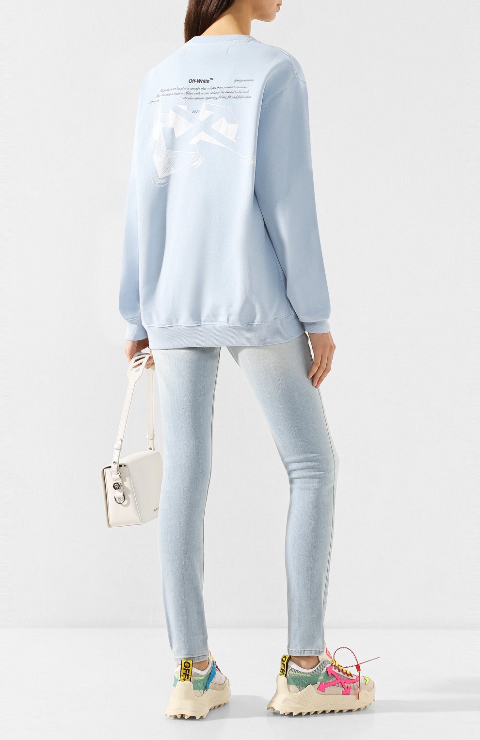 Хлопковый свитшот OFF-WHITE, арт. 0WBA055R200030433301, фото 2