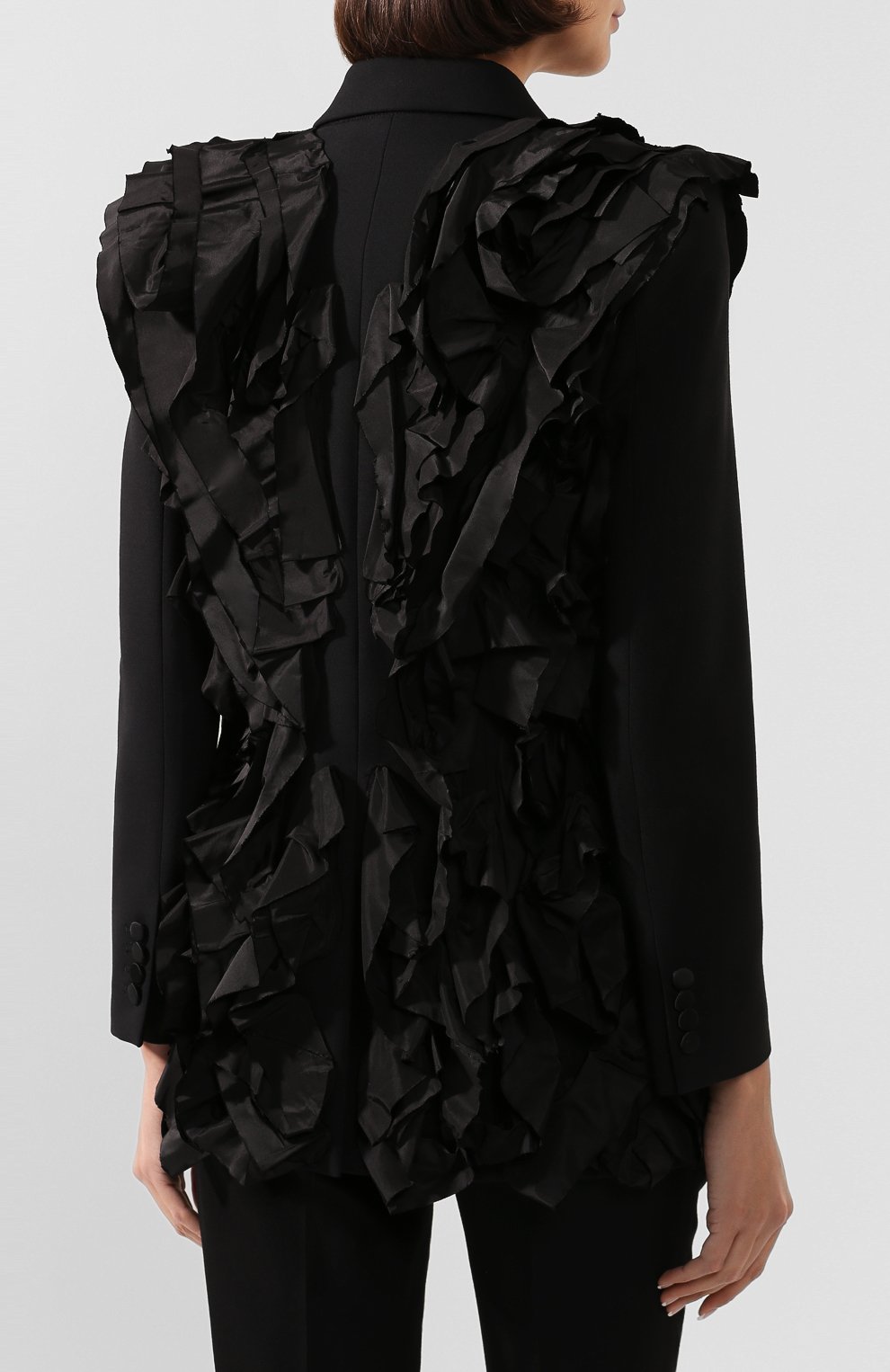 Жакет из шерсти и шелка ALEXANDER MCQUEEN, арт. 605410/QJAAA, фото 4