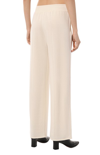 Брюки из шерсти и кашемира FREEAGE кремового цвета по цене 48400 руб., арт. W25.PT041.2030.101, фото 4 Брюки из шерсти и кашемира FREEAGE, арт. W25.PT041.2030.101, фото 4