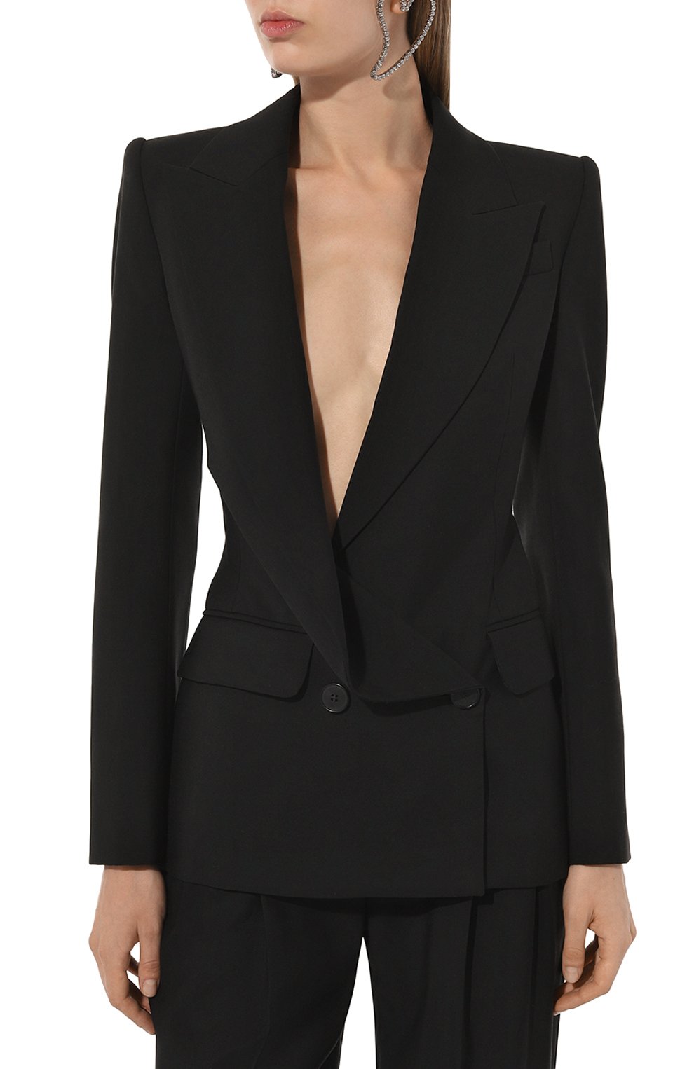 Шерстяной жакет ALEXANDER MCQUEEN, арт. 745244/QJACX, фото 3