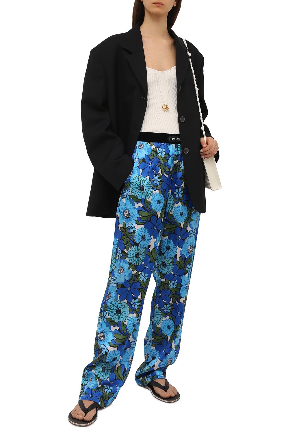 Шелковые брюки TOM FORD, арт. PAW406-FAP158, фото 2