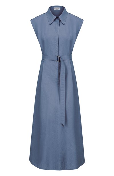 Женское хлопковое платье BRUNELLO CUCINELLI, арт. ML140A5286