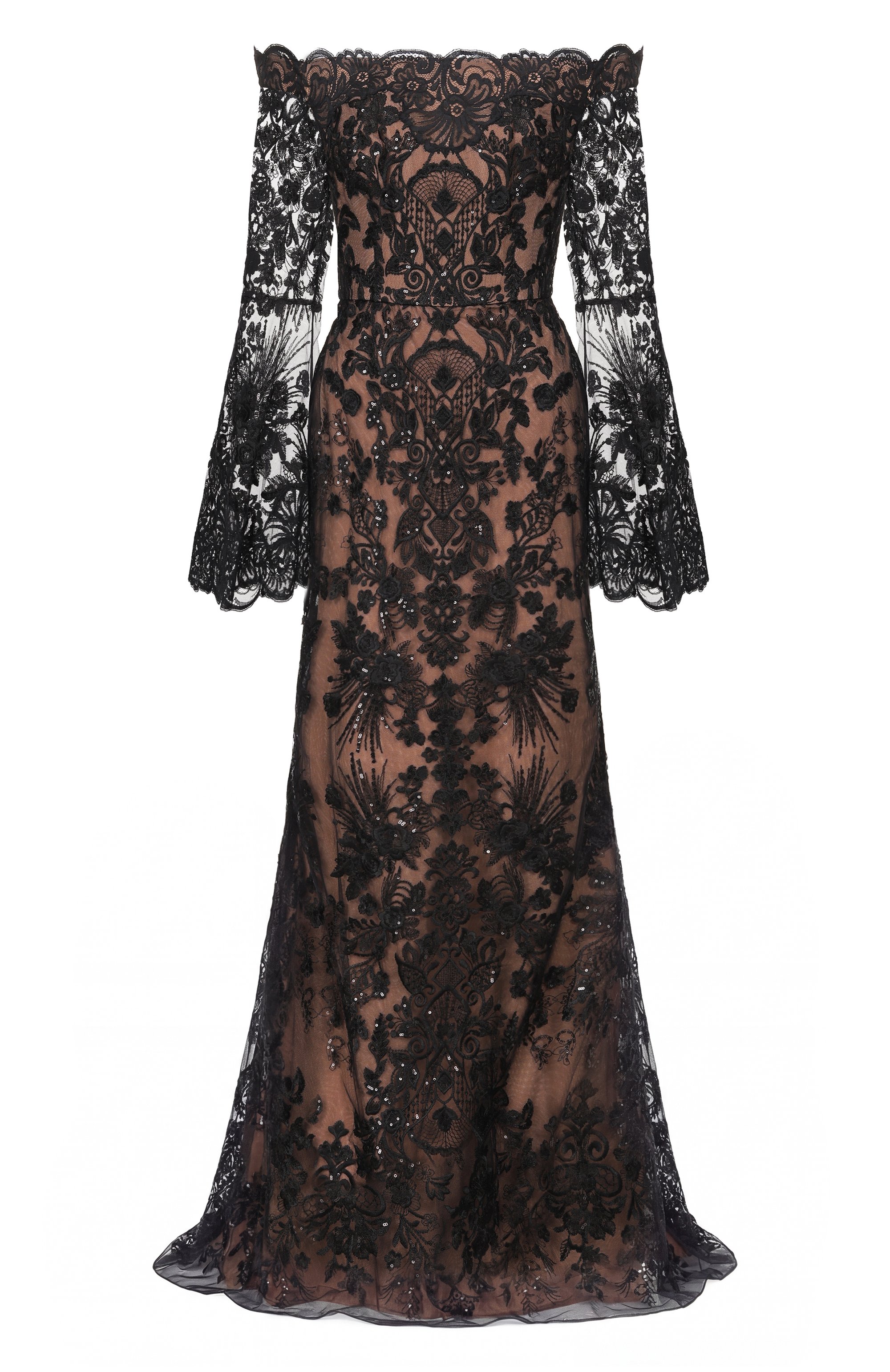 Платье из шелка  и вискозы ELIE SAAB, арт. D0403NR26/TUL02, фото 1