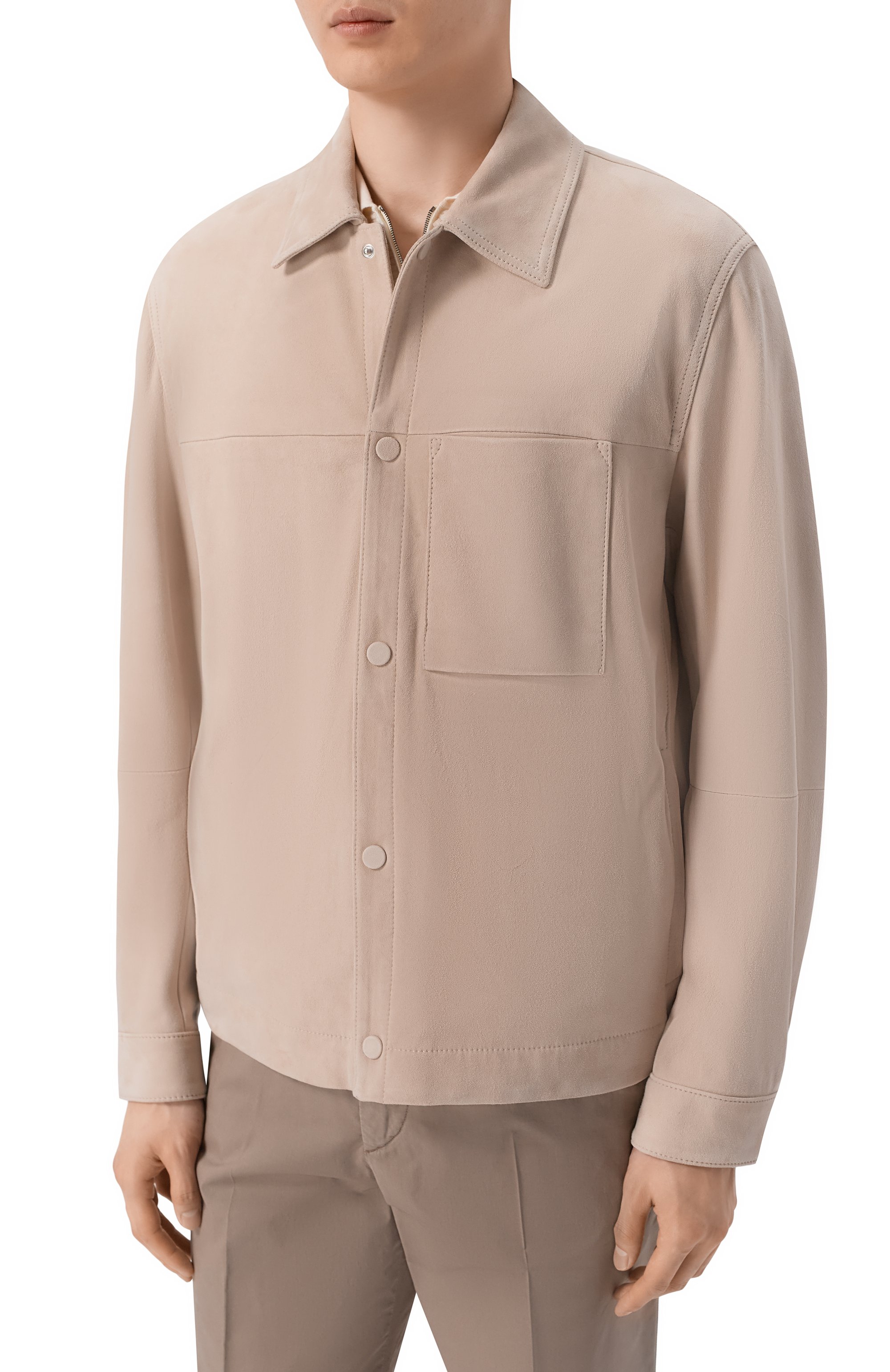 Замшевая куртка BOSS, арт. 50558651, фото 3