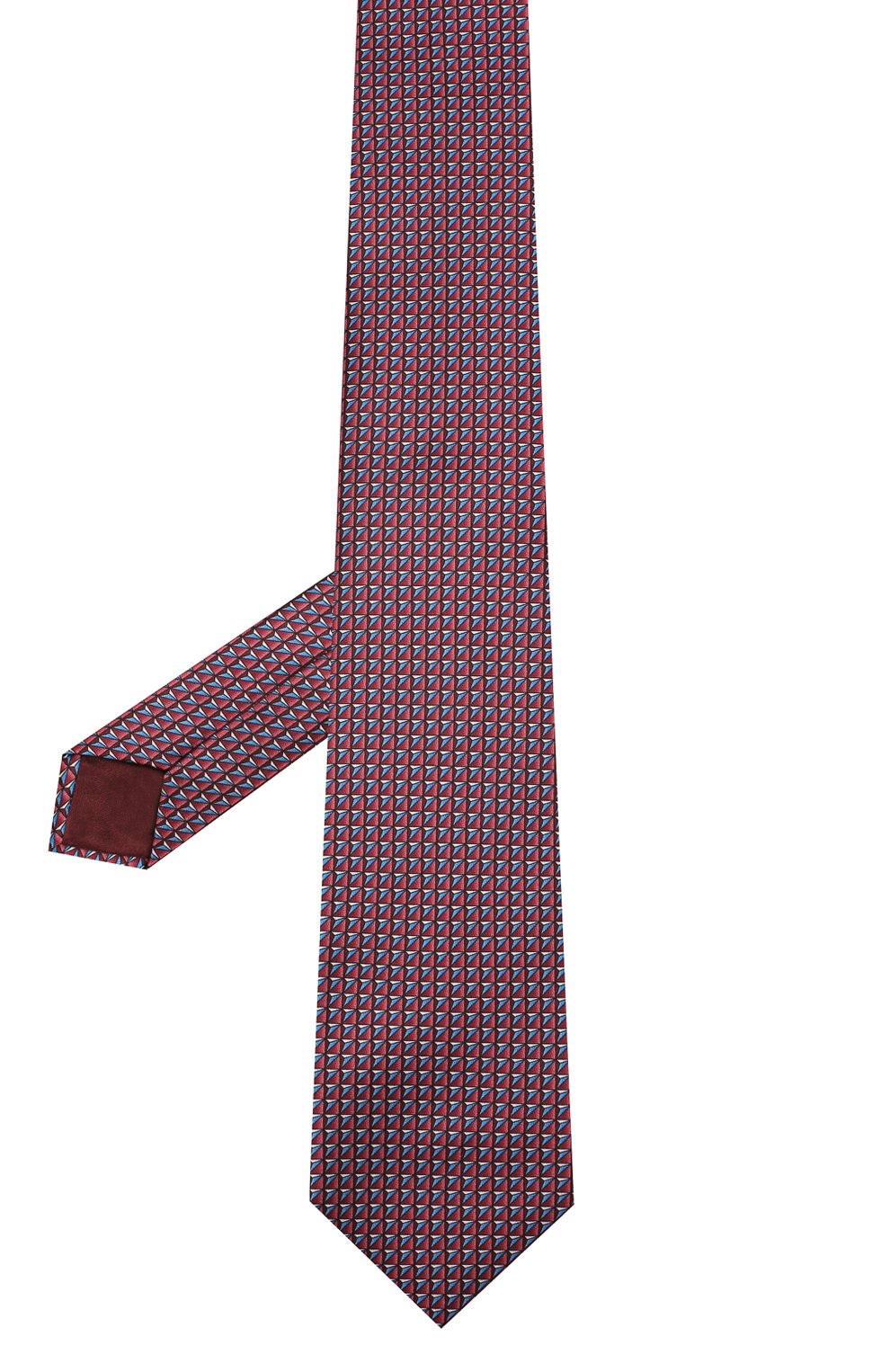 Шелковый галстук ZILLI красного цвета по цене 25800 руб., арт. 50588/TIES, фото 2 Шелковый галстук ZILLI, арт. 50588/TIES, фото 2