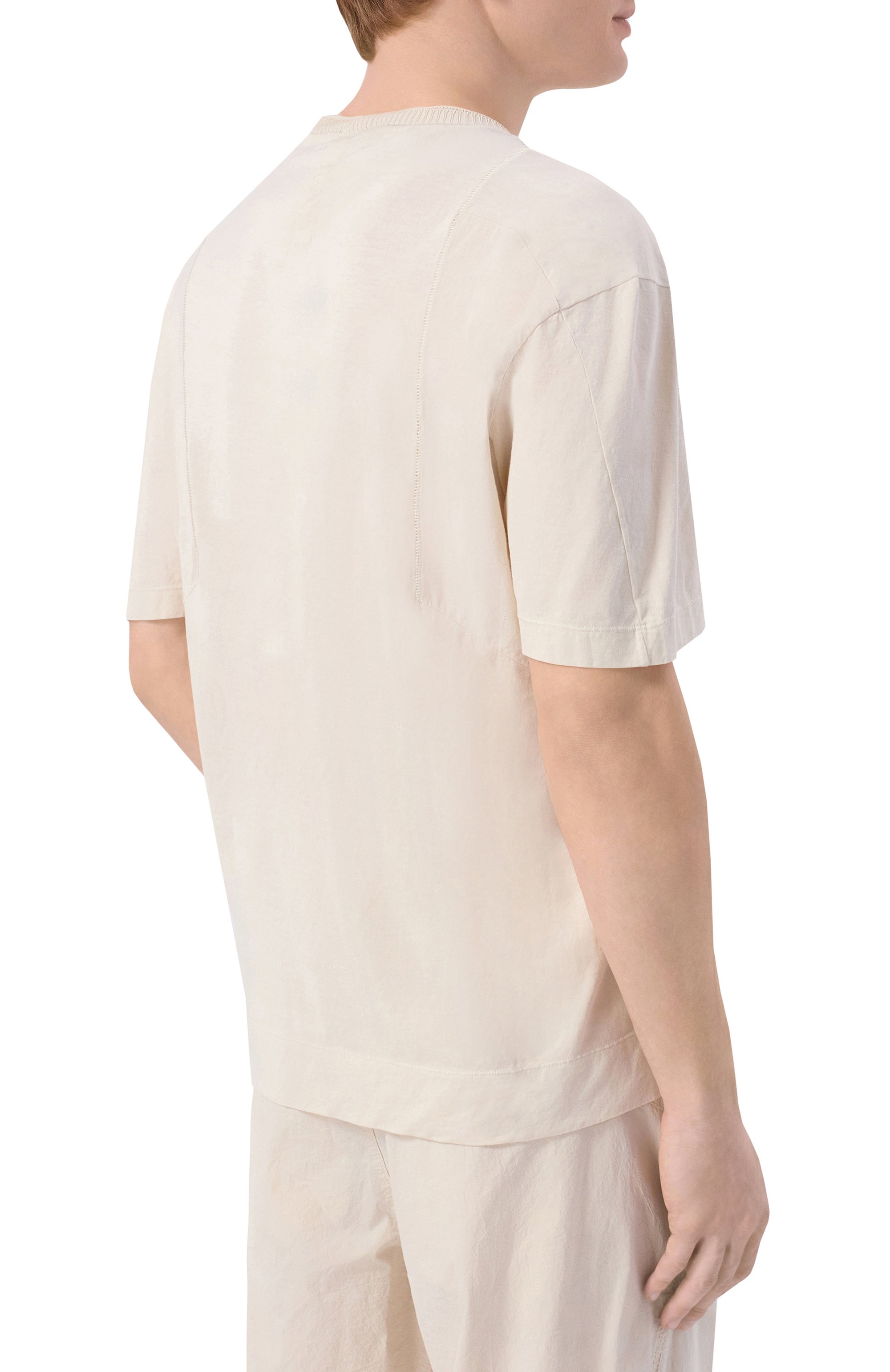 Хлопковая футболка TRANSIT, арт. CFUTRC1361, фото 4