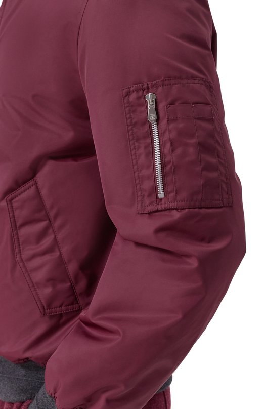 Бомбер Brunello Cucinelli MV4076554 Бордовый  MV4076554 Фото 5
