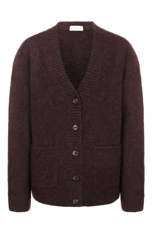 Шерстяной кардиган Dries Van Noten 252-011226-2709 Коричневый 252-011226-2709