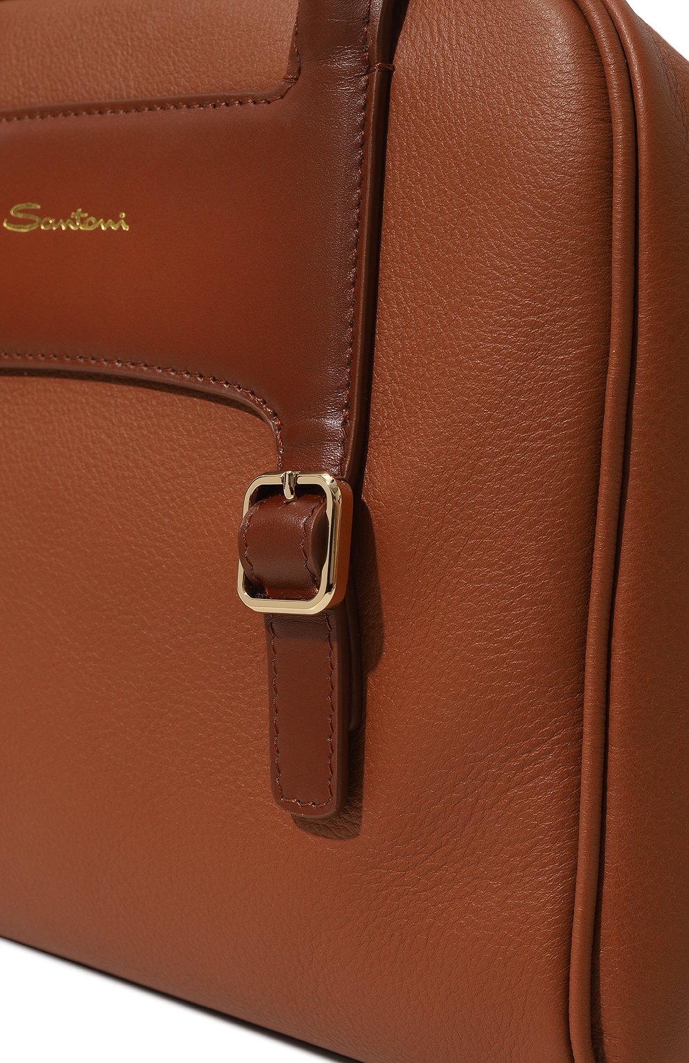 Сумка SANTONI коричневого цвета по цене 119500 руб., арт. DFBBA2418DB-HST4N01, фото 3 Сумка SANTONI, арт. DFBBA2418DB-HST4N01, фото 3