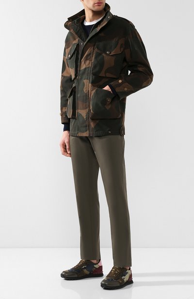 Комбинированные кроссовки rockrunner camouflage VALENTINO, арт. RY2S0723/TCC, фото 2