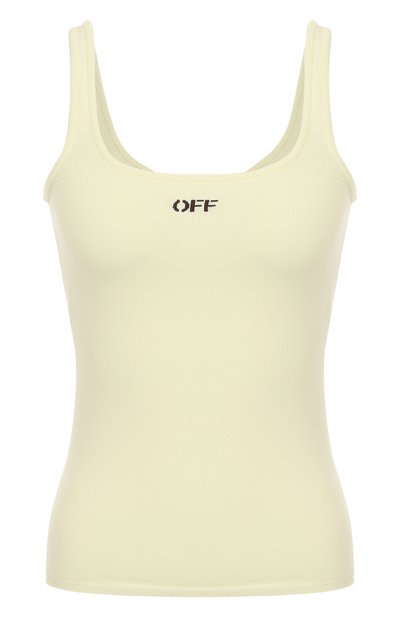 Женская майка из вискозы OFF-WHITE, арт. 0WHT02DS25KNI001146G