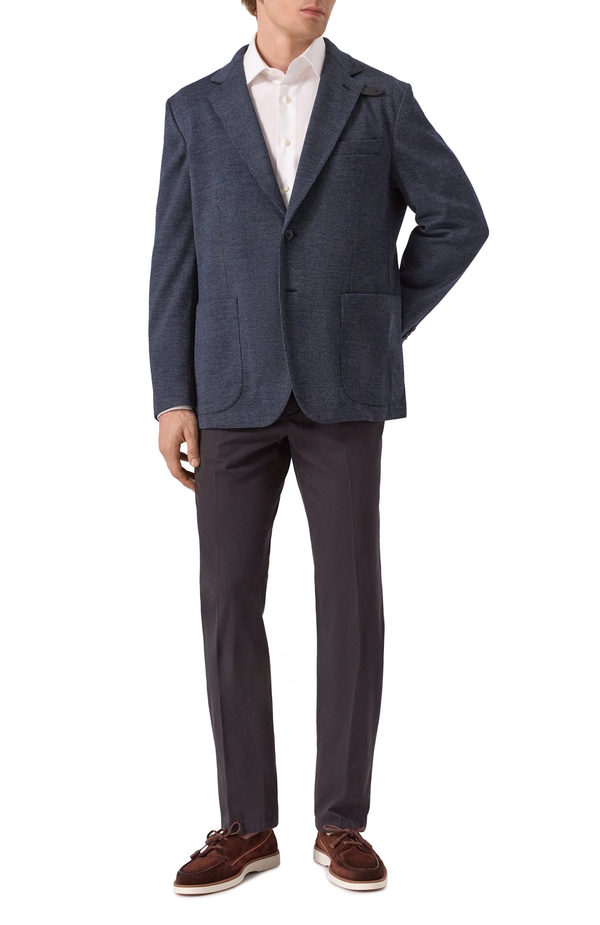 Замшевые топсайдеры detroit SANTONI, арт. MGDG19050BI0SFET, фото 2