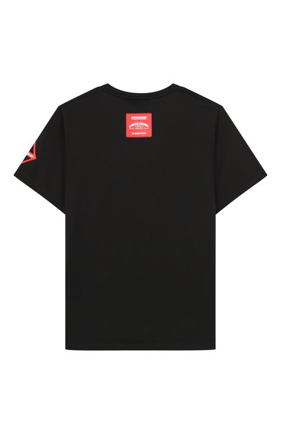 Хлопковая футболка SPRAYGROUND черного цвета по цене 8745 руб., арт. SPY1508BLK/T0UCH 0F RED REGULAR T-SHIRT BLK, фото 2 Хлопковая футболка SPRAYGROUND, арт. SPY1508BLK/T0UCH 0F RED REGULAR T-SHIRT BLK, фото 2