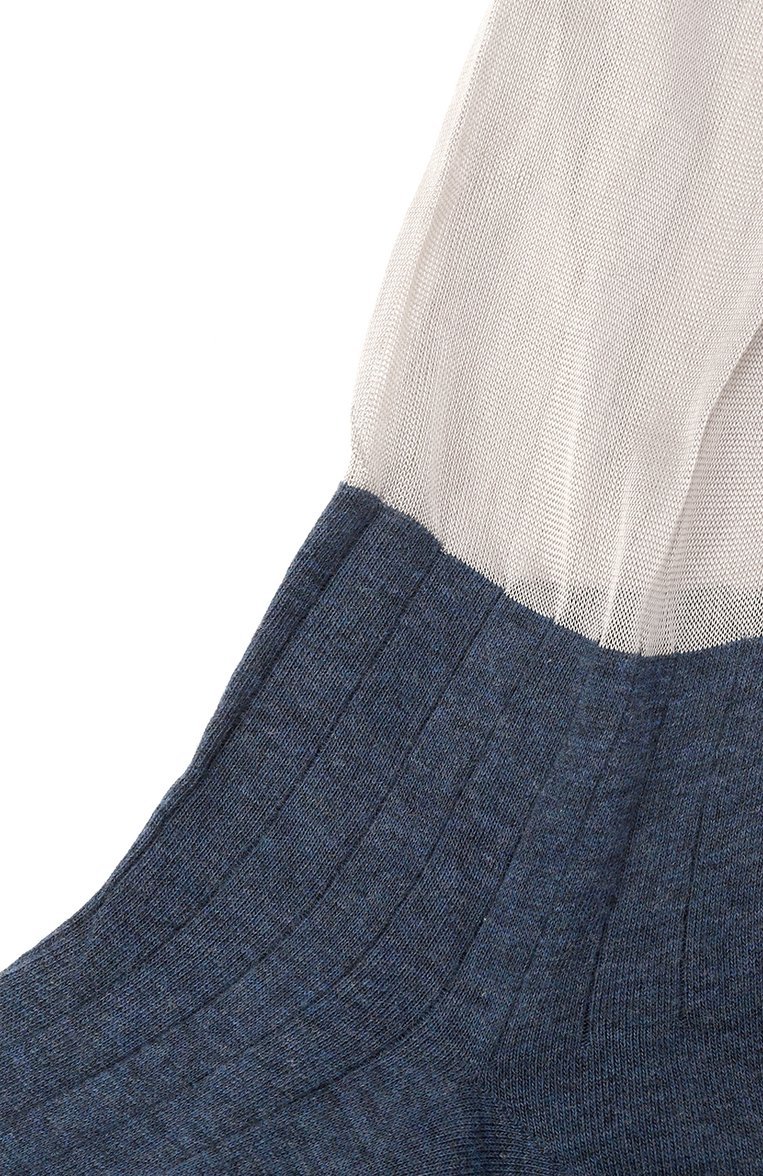 Гольфы из хлопка и шелка MAISON MARGIELA, арт. S50TL0037/S18440, фото 2