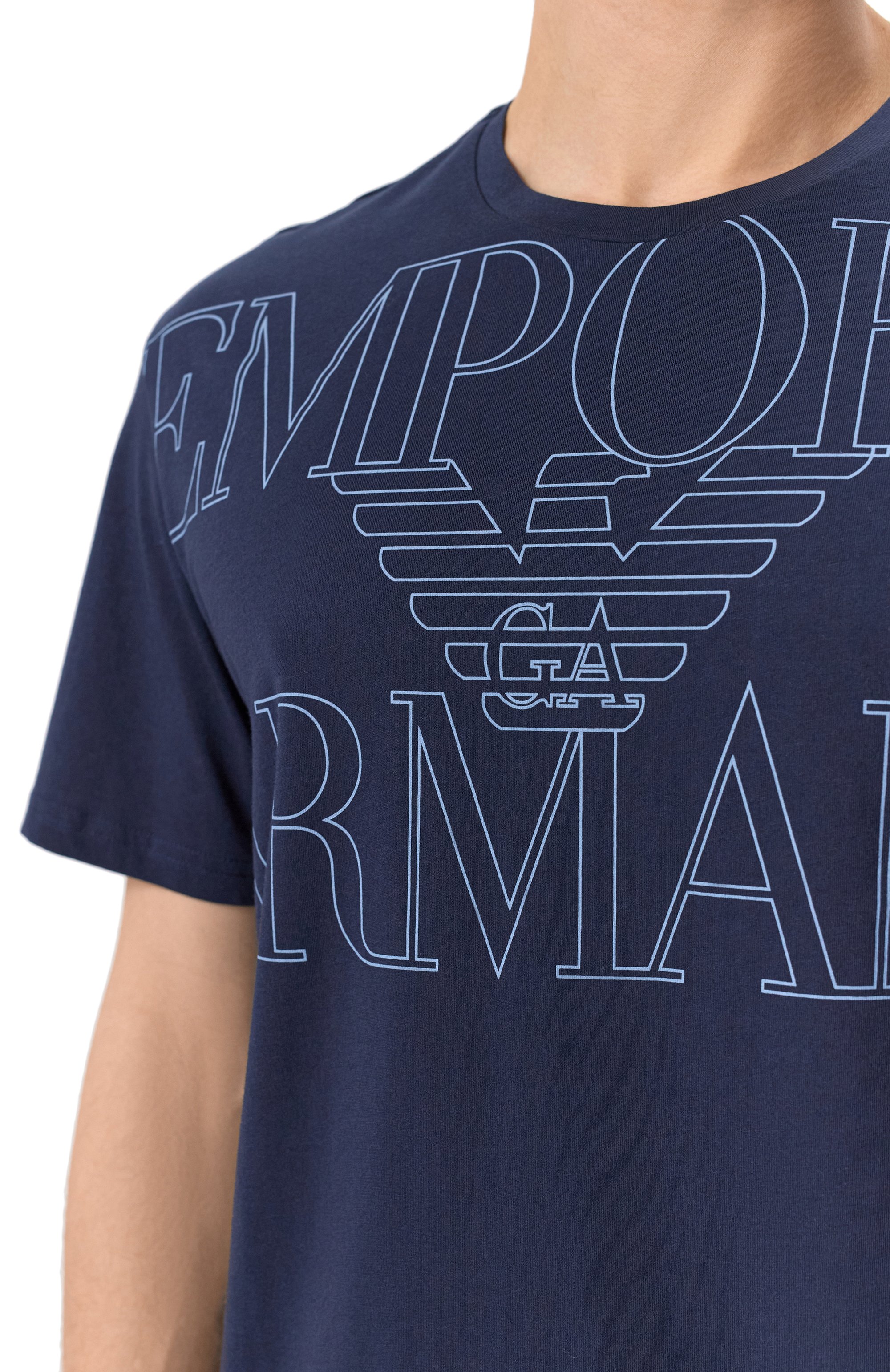 Хлопковая футболка EMPORIO ARMANI, арт. EM000574/AF12326, фото 5