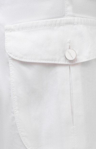 Шорты изо льна и хлопка KITON, арт. UFPPBJ07T44, фото 5