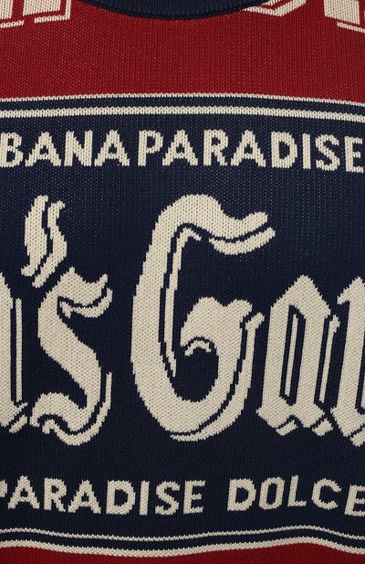 Хлопковый свитер DOLCE & GABBANA, арт. GXJ86T/JACQ2, фото 5