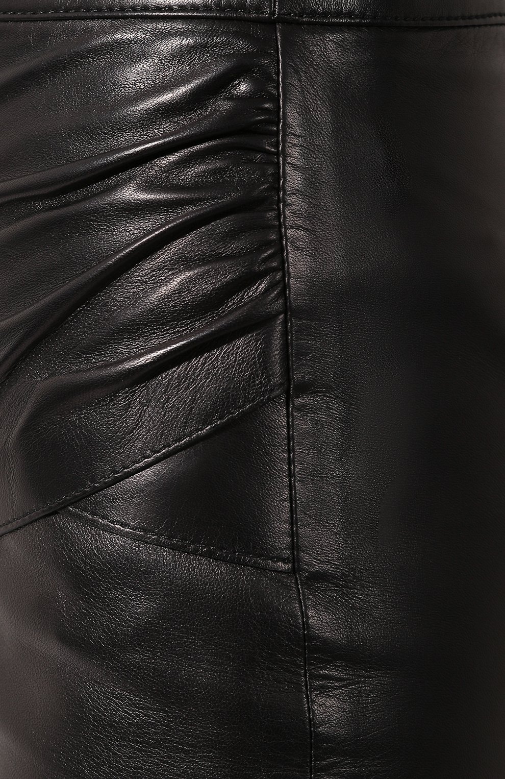 Кожаная юбка GIVENCHY черного цвета по цене 145000 руб., арт. BW407N607D, фото 5 Кожаная юбка GIVENCHY, арт. BW407N607D, фото 5