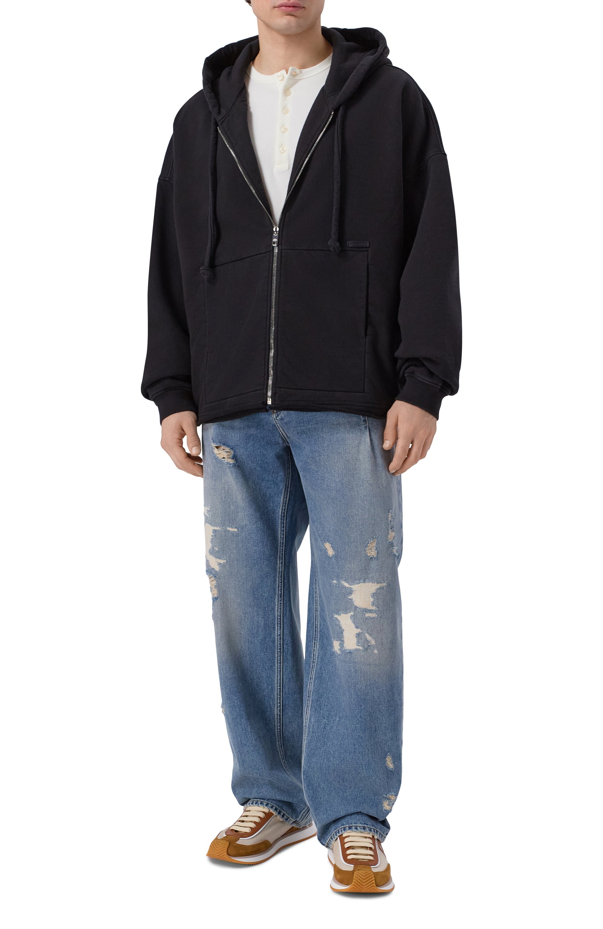 Комбинированные кроссовки dg cushion DOLCE & GABBANA, арт. CS2288/A0127, фото 2