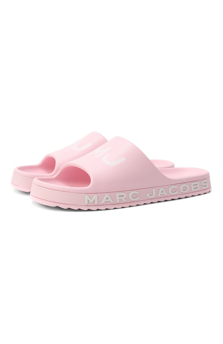 Детский шлепанцы MARC JACOBS (THE) светло-розового цвета, арт. W60529 | Фото 1 (Нос: Не проставлено; Автоматизация состава: Проставлено)