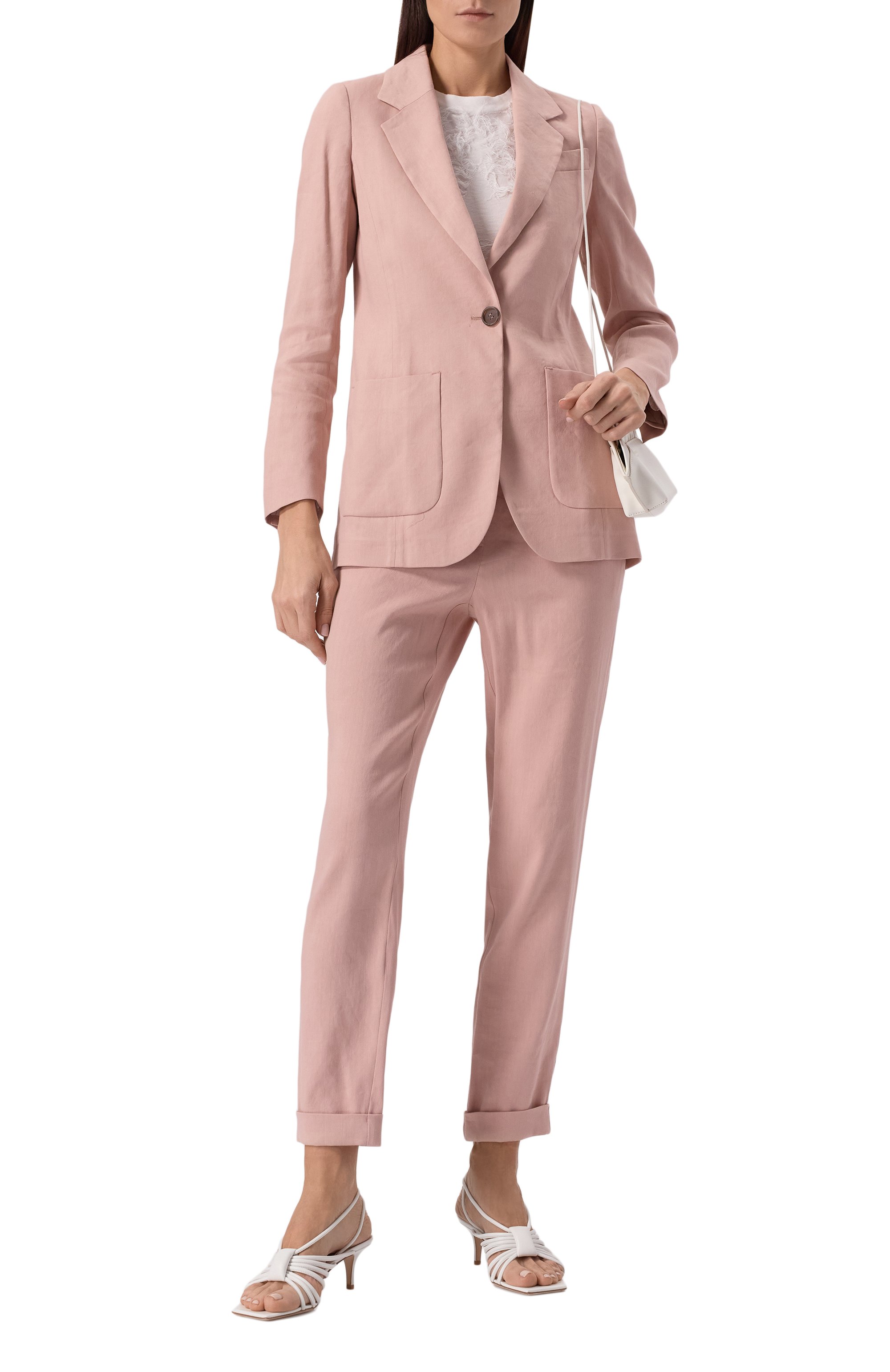 Хлопковый топ LORENA ANTONIAZZI, арт. P25130TM24A/1329, фото 2