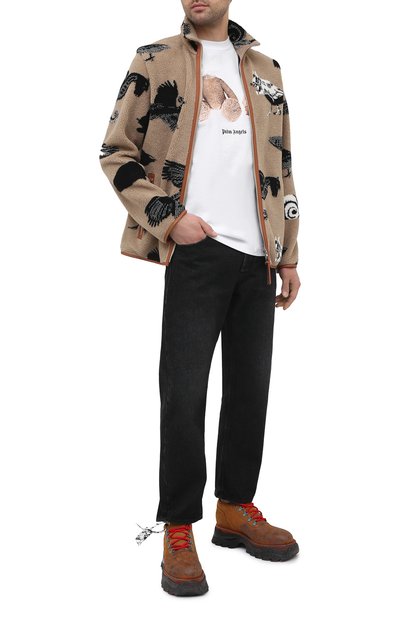 Хлопковая футболка PALM ANGELS, арт. PMAA001R21JER0010160, фото 2