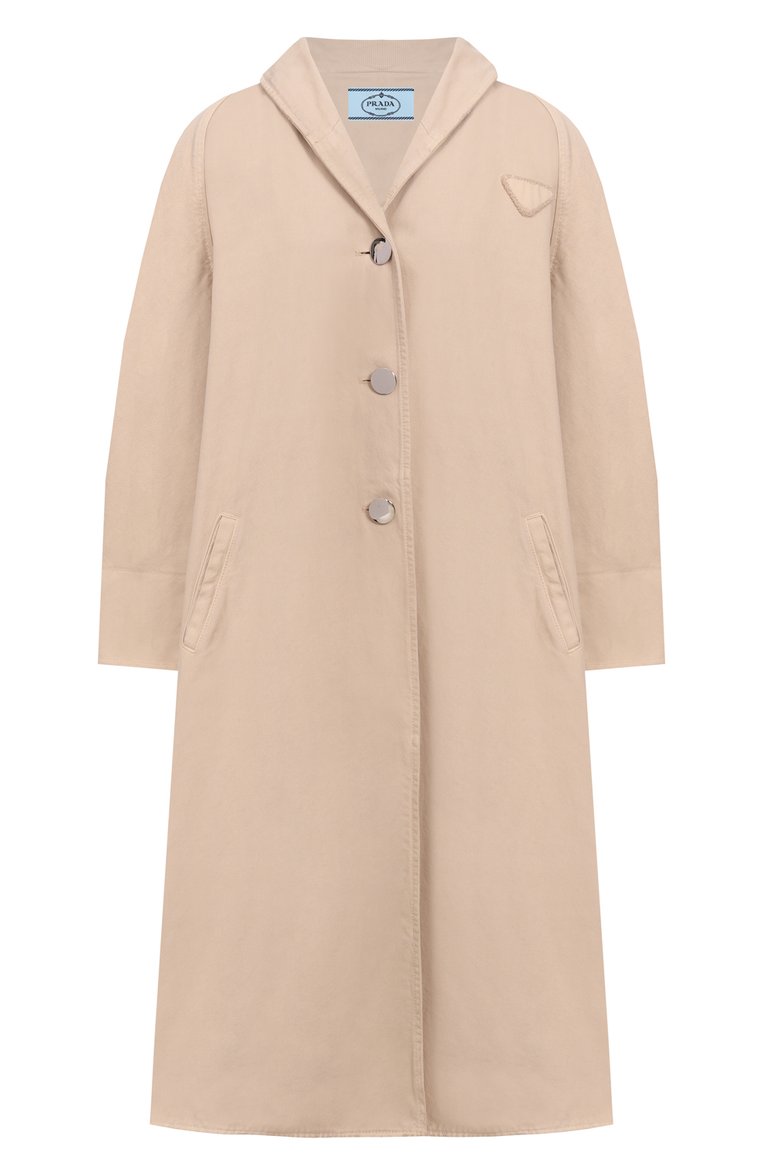 Хлопковый плащ PRADA, арт. GFB259-1VTW-F0036-201, фото 1