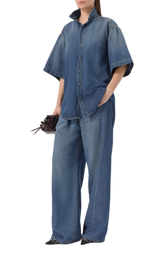 Джинсы Ines Darkpark WTR19 TBL01W075/INES-F0LD 0VER TENCEL DENIM Синий  WTR19 TBL01W075/INES-F0LD 0VER TENCEL DENIM Фото 2