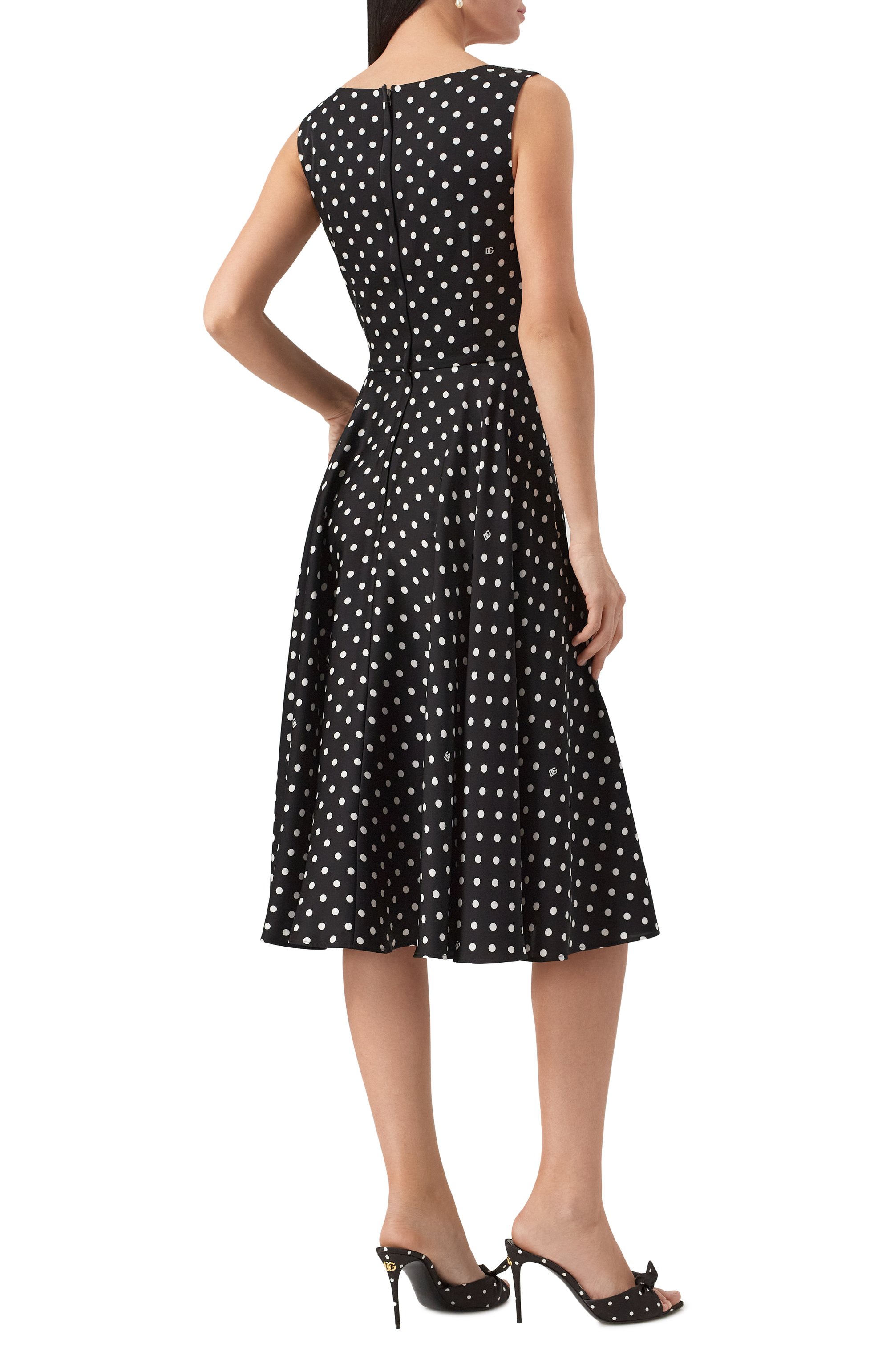 Шелковое платье DOLCE & GABBANA, арт. F6JJAT/FSA65, фото 4