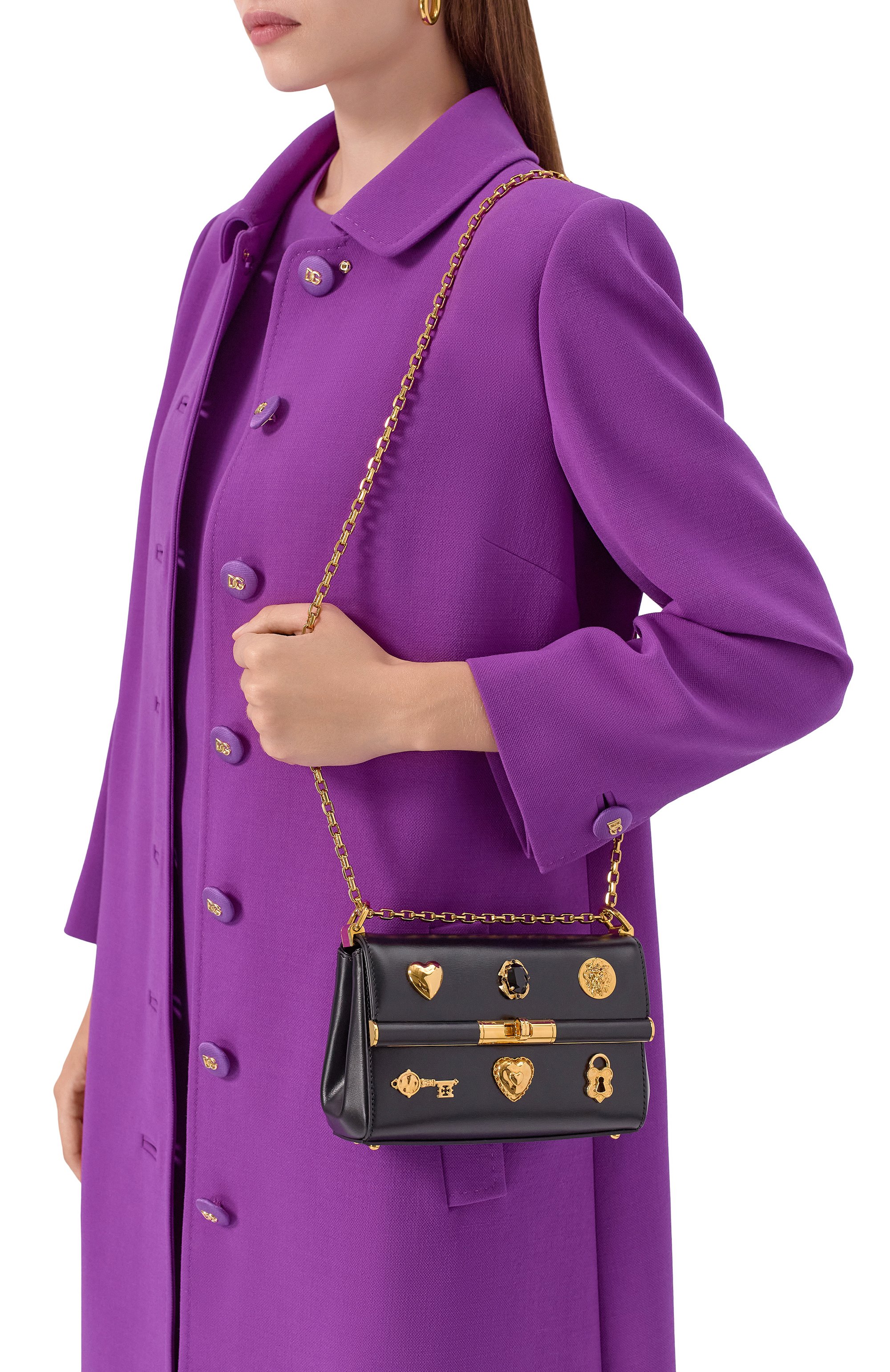 Сумка marlene DOLCE & GABBANA черного цвета по цене 309500 руб., арт. BB7766/AG680, фото 2 Сумка marlene DOLCE & GABBANA, арт. BB7766/AG680, фото 2