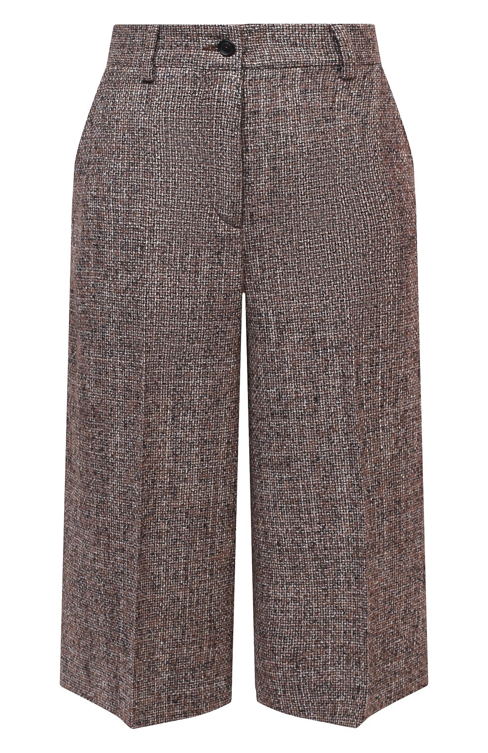 Шерстяные шорты KITON коричневого цвета по цене 109500 руб., арт. D50102K05T27, фото 1 Шерстяные шорты KITON, арт. D50102K05T27, фото 1