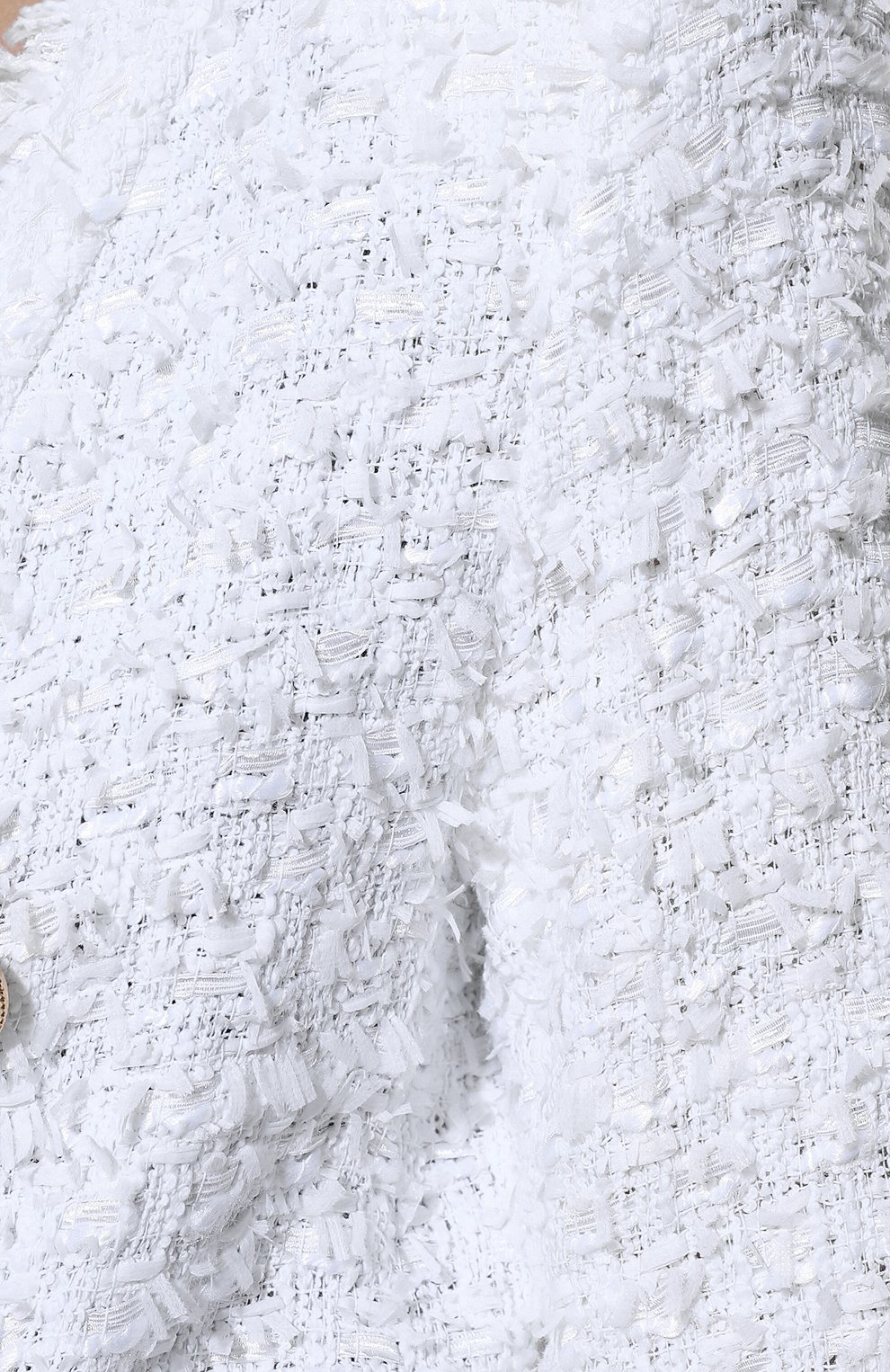 Пальто из хлопка и вискозы BALMAIN белого цвета по цене 322000 руб., арт. XF1UE001/CB76, фото 5 Пальто из хлопка и вискозы BALMAIN, арт. XF1UE001/CB76, фото 5