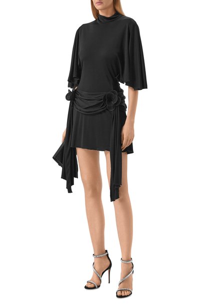Текстильные босоножки julia heaven 100 CASADEI, арт. 1L491C1001/T0596, фото 3