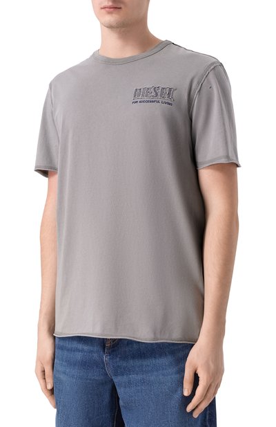 Хлопковая футболка DIESEL, арт. A20958/0KMAH, фото 3