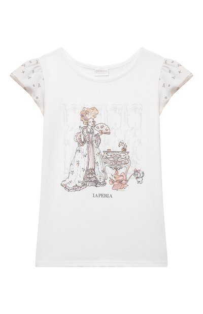 Хлопковая пижама LA PERLA, арт. 70261/8A-14A, фото 3