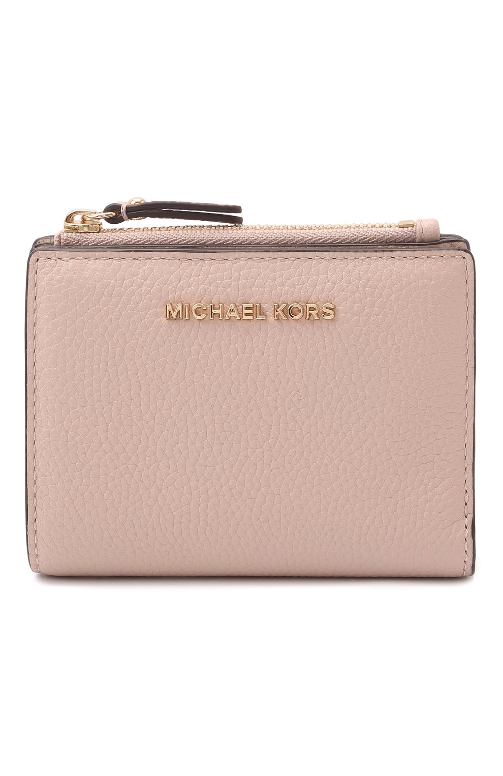 Кожаное портмоне jet set MICHAEL MICHAEL KORS светло-розового цвета по цене 12000 руб., арт. 34F9GJ6F2L, фото 1 Кожаное портмоне jet set MICHAEL MICHAEL KORS, арт. 34F9GJ6F2L, фото 1