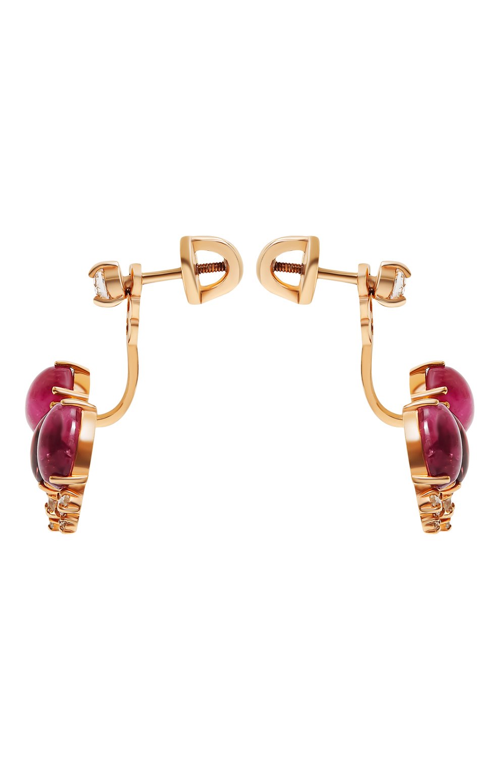 Серьги с подвесами с розовым турмалином и топазами MOONKA, арт. ai-erj-p, фото 3