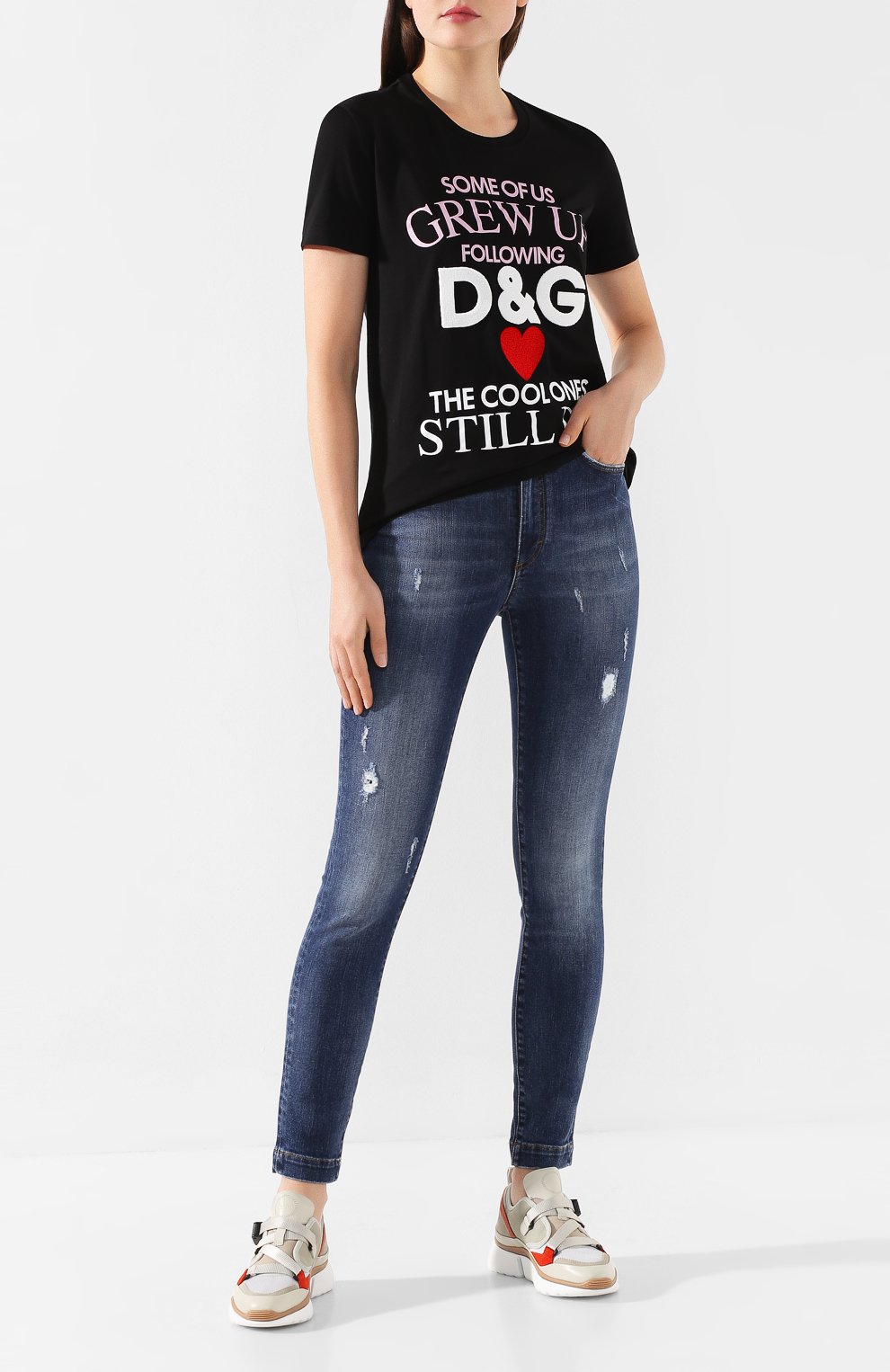 Джинсы DOLCE & GABBANA синего цвета по цене 74700 руб., арт. FTAH6D/G898Q, фото 2 Джинсы DOLCE & GABBANA, арт. FTAH6D/G898Q, фото 2