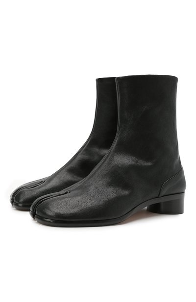 Кожаные сапоги tabi MAISON MARGIELA, арт. S57WU0221/P3962, фото 1