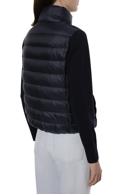 Пуховая куртка MONCLER темно-синего цвета по цене 72100 руб., арт. F2-093-9B511-00-A9018, фото 4 Пуховая куртка MONCLER, арт. F2-093-9B511-00-A9018, фото 4