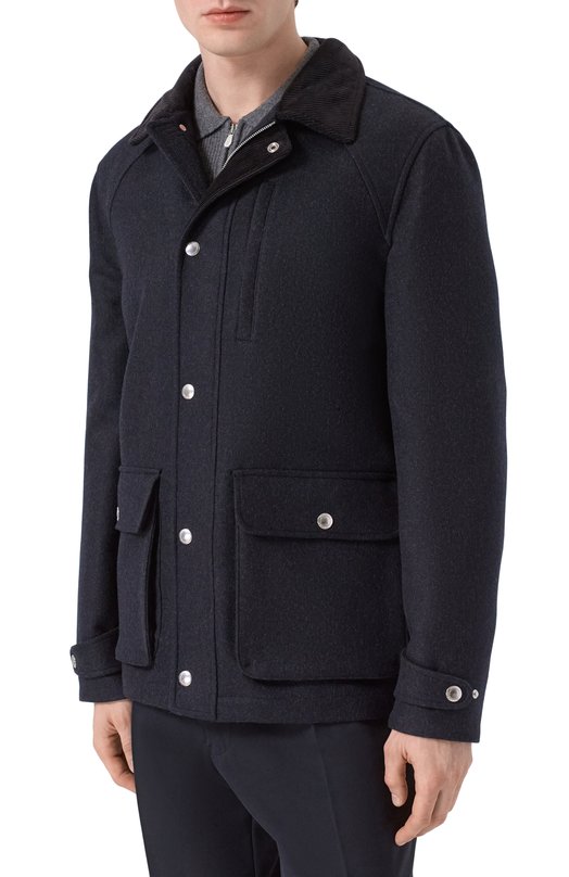 Шерстяная куртка Brunello Cucinelli MY4966382 Серый  MY4966382 Фото 3