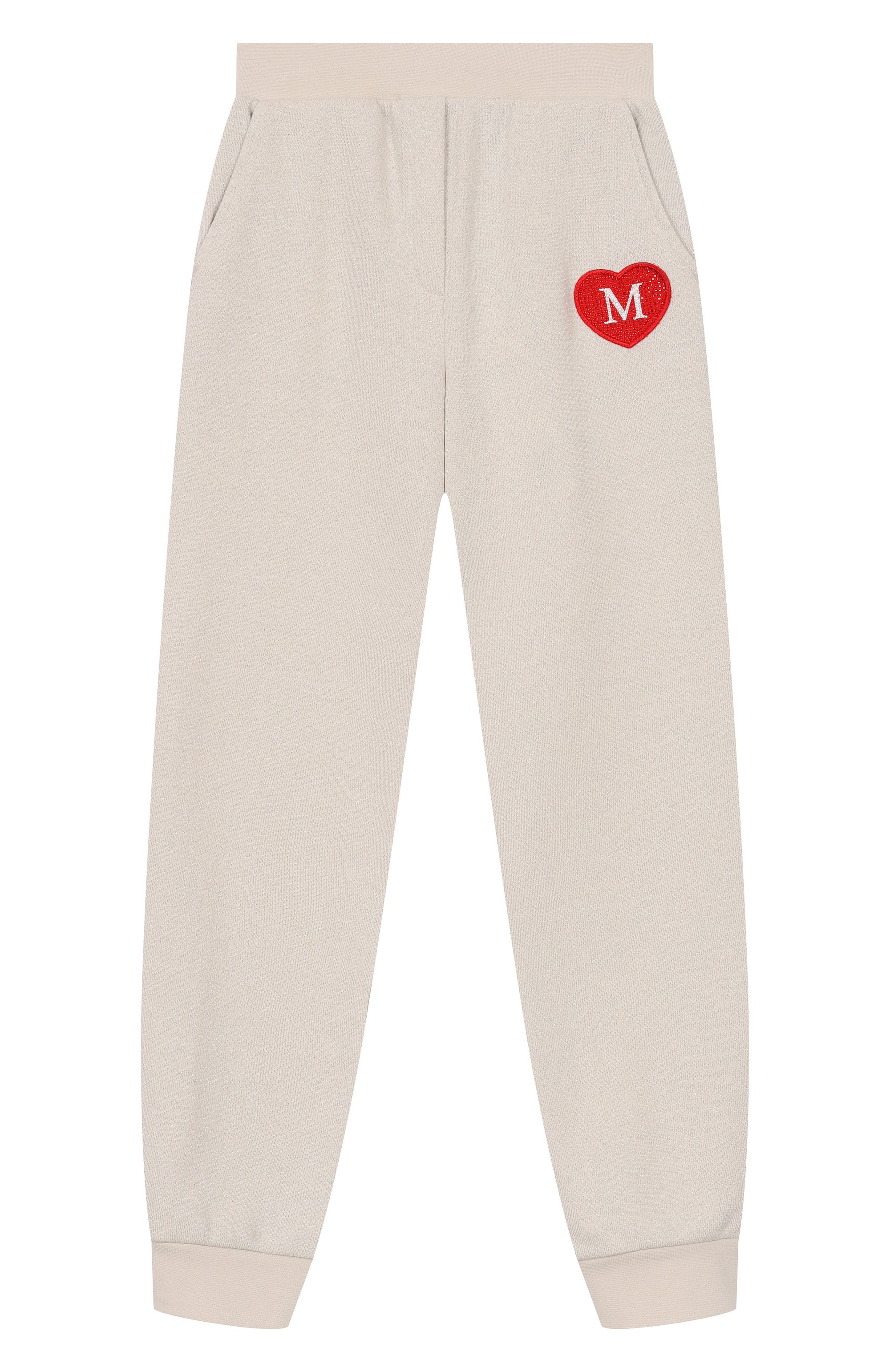 Хлопковые джоггеры MONNALISA, арт. 19F402, фото 1