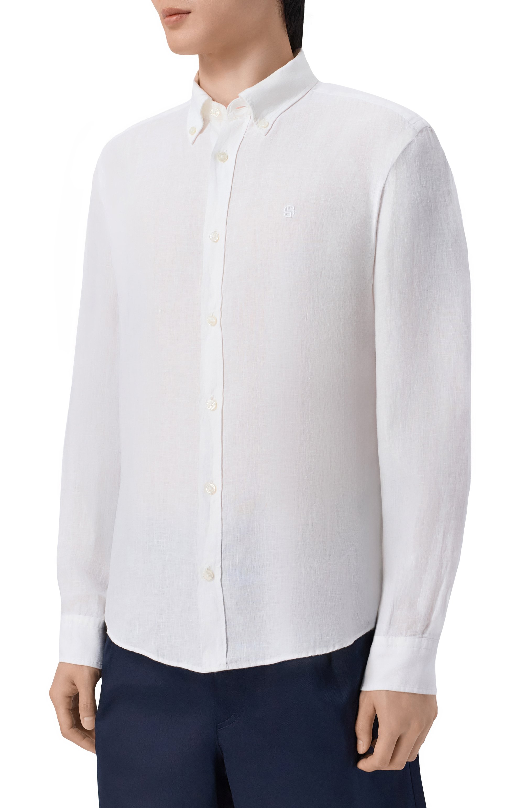 Льняная рубашка BOSS, арт. 50556077, фото 3