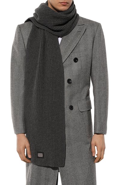 Шарф из шерсти и кашемира DOLCE & GABBANA, арт. GXK64T/JEMQ5, фото 4